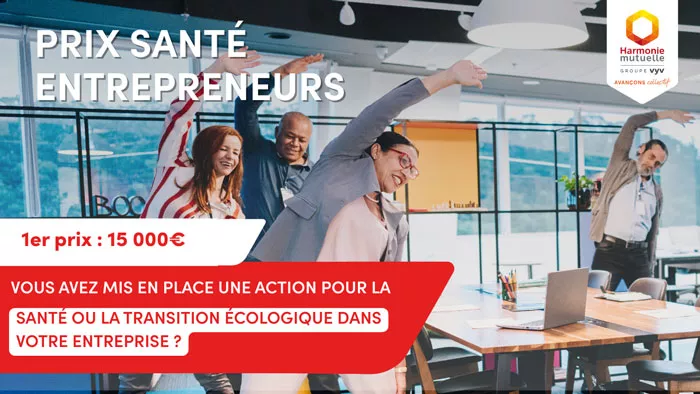 Prix Santé entrepreneurs Harmonie Mutuelle 2024