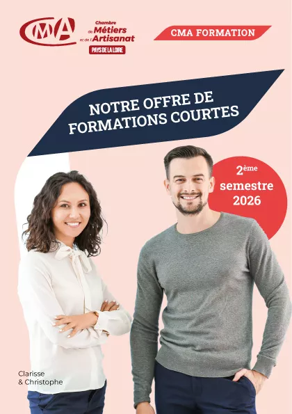 Dépliant offre de formations courtes CMA Pays de la Loire