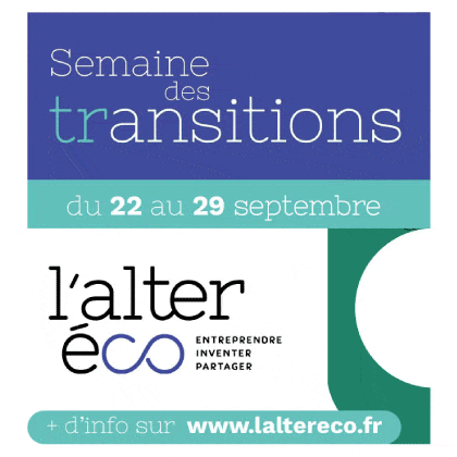 Semaine des transitions | invitation vendredi 23 septembre | l'alter éco | Afterwork Transition écologique